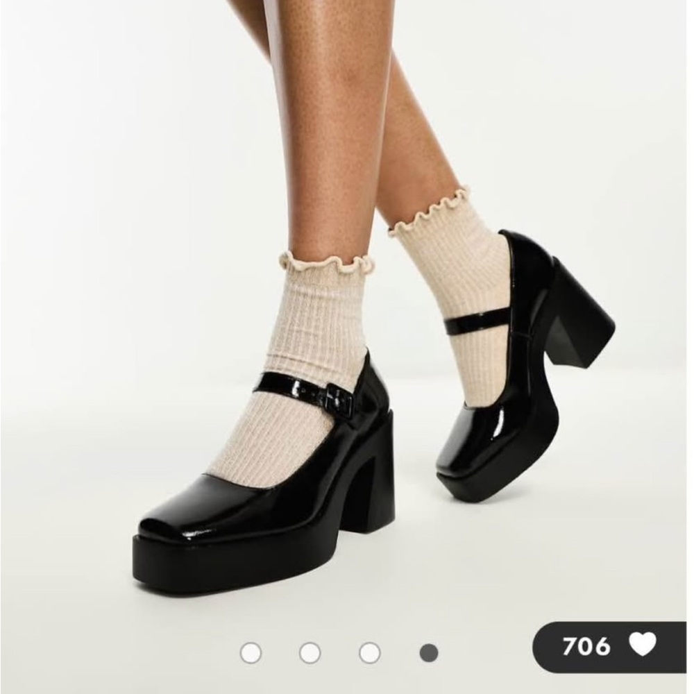 ASOS platform Mary Jane’s size 8
